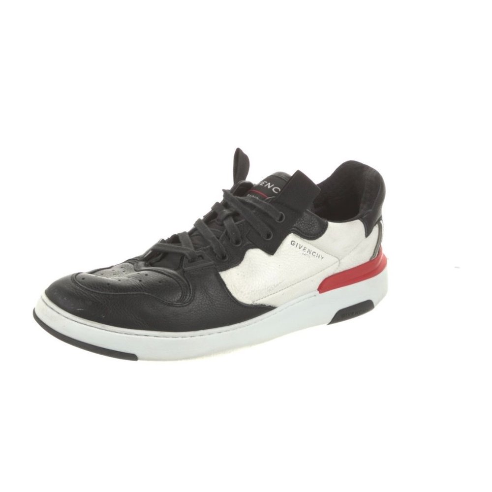 Givenchy Low Sneakers Wing White and black Leather..